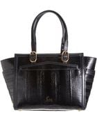 Christian Louboutin Farida Snake Skin Bowling Bag - Lyst