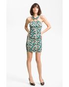 Kelly Wearstler Eye Print Silk Jersey Dress - Lyst