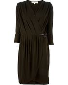 MICHAEL Michael Kors Foldover Dress - Lyst
