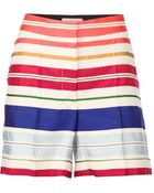 Stella McCartney Striped Short - Lyst