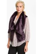 Steve Madden Faux Fur Vest - Lyst