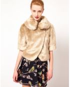 Ted Baker Faux Fur Jacket - Lyst
