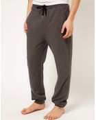Boss Black Cuffed Lounge Pants - Lyst