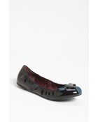 Marc By Marc Jacobs Patent Ballerina Flat - Lyst
