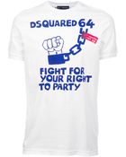 DSquared2 Printed T-Shirt - Lyst