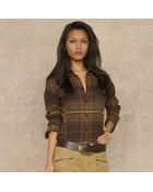 Ralph Lauren Blue Label Headley Plaid Shirt - Lyst