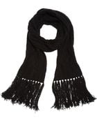 Brooks Brothers Cable Knit Scarf - Lyst