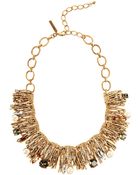 Oscar de la Renta Crystal Branch Necklace - Lyst