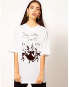 Danielle Scutt Tshirt with Dancers Front Print - Lyst