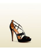 Gucci Betty High Heel Platform Sandal - Lyst