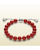 Gucci Bracelet With Wood Beads - Lyst