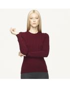 Ralph Lauren Black Label Slimfit Cable Cashmere - Lyst