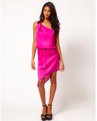 ASOS Collection Asos One Shoulder Dress with Drape - Lyst