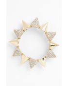 Cara Accessories Spiked Stretch Bracelet - Lyst