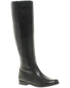 Asos Chief Leather Knee High Boots - Lyst
