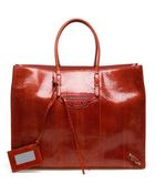 Balenciaga Papier Python Tote Bag - Lyst
