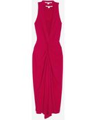 Diane von Furstenberg Eileen V Neck Halter Dress - Lyst