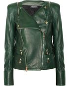 Balmain Leather Jacket - Lyst