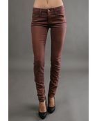 Joe's Jeans Coated Jean in Copper - Lyst