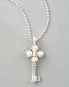 Lagos Pearl Key Pendant Necklace - Lyst