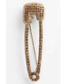Tasha Safety Pin Brooch - Lyst