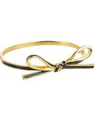 Kate Spade Skinny Mini Bow Bangle - Lyst