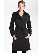 London Fog Double Breasted Rain Trench Coat - Lyst