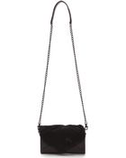 Rebecca Minkoff Fur Wallet On A Chain - Lyst