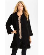 Tarnish Fringe Cardigan - Lyst