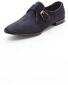 Alexander Wang Ruby Monk Strap Haircalf Flat - Lyst
