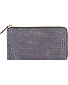 Givenchy Crocstamped Pandora Zip Around Wallet - Lyst