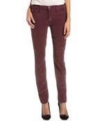 Hudson Nico Skinny Corduroys Light Purple - Lyst