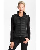 Bernardo Mixed Media Packable Down Vest - Lyst