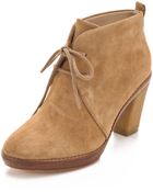 Kors By Michael Kors Lena Lace Up Booties - Lyst