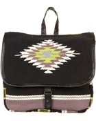 Topshop Aztec Blanket Backpack Satchel - Lyst