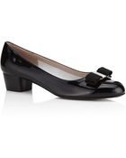 Salvatore Ferragamo Vara C Patent Pump - Lyst