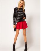 ASOS Collection Asos Skirt in Skater Style - Lyst
