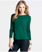 Ann Taylor Merino Wool Sweater - Lyst
