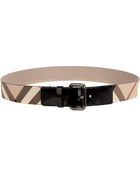 Burberry Checked Belt - Lyst