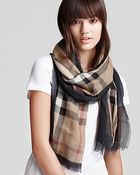 Burberry Oblong Haymarket Border Scarf - Lyst
