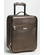Jimmy Choo Regan Glitter Trolley Luggage - Lyst