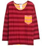 Sonia By Sonia Rykiel Striped Long Sleeve Top - Lyst