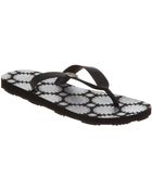 Ugg Flare Flip Flop Black - Lyst