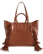 Christian Louboutin Justine Fringed Shopping Tote - Lyst