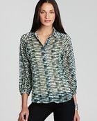Laugh Cry Repeat Blouse Printed Dottie Button Front - Lyst