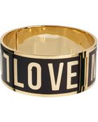 Love Moschino Large Logo Bracelet - Lyst
