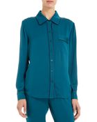 Piamita Solid Isabella Pajama Shirt - Lyst