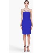 Versace Silk Cocktail Dress - Lyst