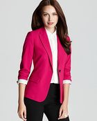 Vince Camuto One Button Blazer - Lyst