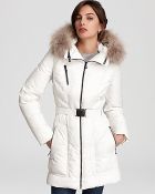 Andrew Marc Down Jacket with Detachable Hood - Lyst